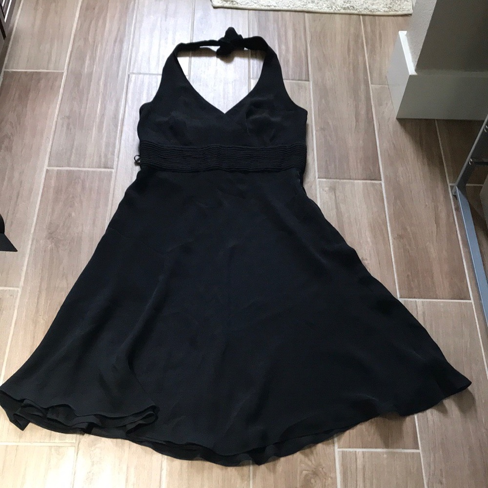 Ann Taylor fabulous halter LIttle black dress- 10P